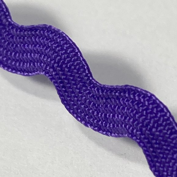 Purple Ric Rac Trim Ribbon Offray 12 Rolls Craft Scrapbook Card Making Gifts - Picture 3 of 14